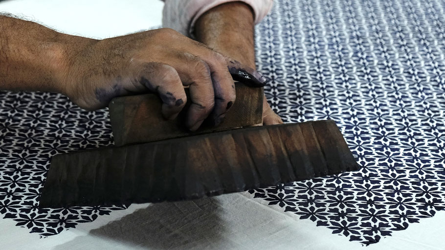 Indian Blockprint Fabric Shop and Manucaturer Delhi