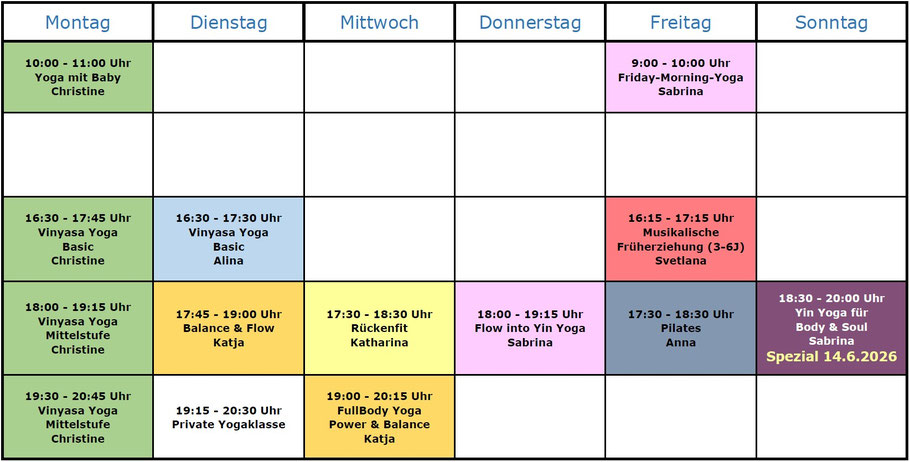 Hormone Kursplan Yoga Wiesbaden Igstadt Pilates Rückenfit Bauchtanz Yin Yoga Yoga Anfänger Fortgeschrittene Musikalische Früherziehung