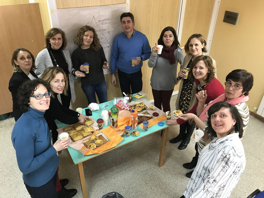 Celebrando el cierre de ciclo de coaching con los equipos de Quintanar de la Orden, Villanueva de Alcardete y Corral de Almaguer, un proyecto para trasformar el marco de referencia y para apoyar a los equipos de SS de la región