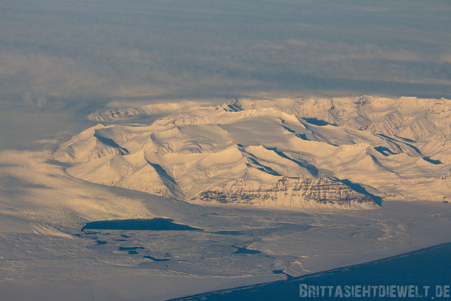 Vatnajökull,Breiðamerkurjökull,Jökulsárlón,Island,Winter,Luftbild,Flugzeug