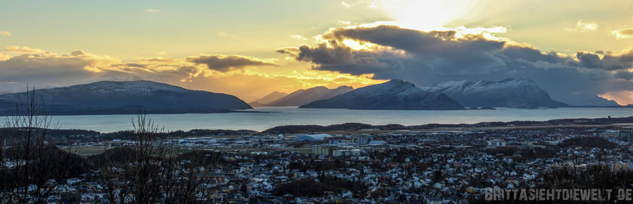 Panorama,Bodø,Blick,Rønvik-Fjell,Aussicht,Hurtigruten,Postschiff,Tipps