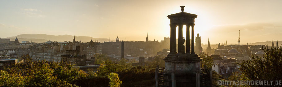 Edinburgh,Carlton,hill,Sundown,schottland,herbst,oktober,tipps,sehenswürdigkeiten,Panorama,Aussicht,view.