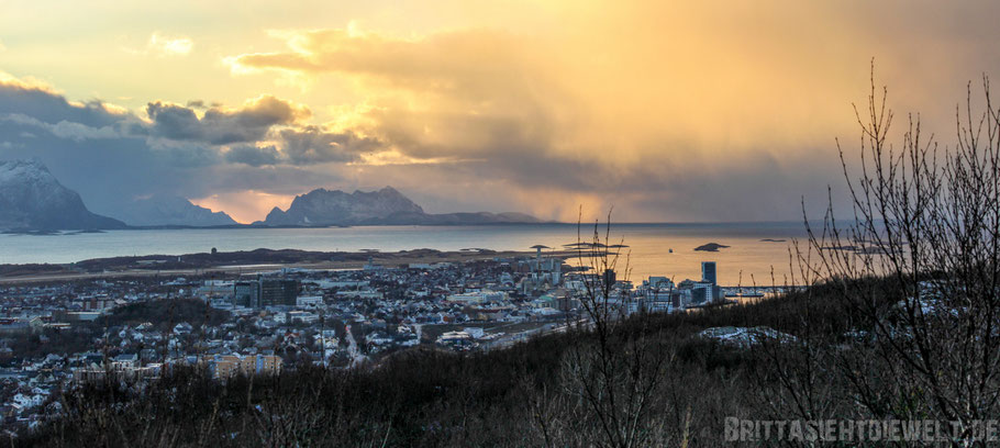 Panorama,Bodø,Blick,Rønvik-Fjell,Aussicht,Hurtigruten,Postschiff,Tipps