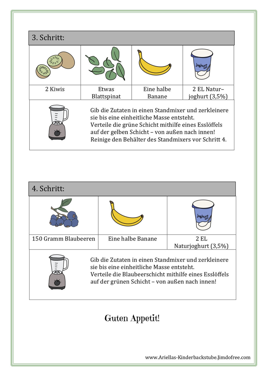 Ariellas Kinderbackstube, Ariella, Kinder, Kinder backen, kinderleicht backen, Backen mit Kindern, Regenbogensmoothie, Smoothie, Smoothie für Kindergeburtstag, dieser Smoothie schmeckt Kindern, Smoothie für Kinder, gesunder Smoothie, leckerer Smoothie, 