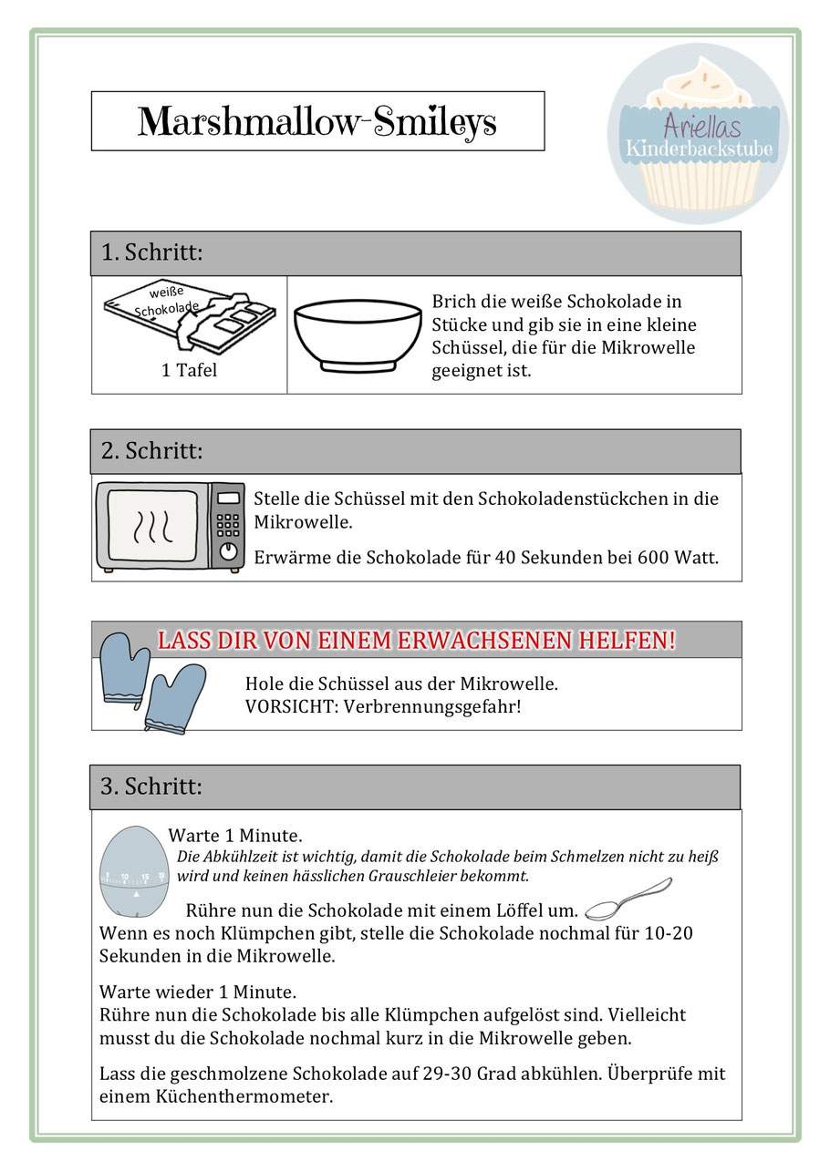Ariellas Kinderbackstube, Ariella, Kinder, Kinder backen, kinderleicht backen, Backen mit Kindern, Rezepte für Kindergeburtstag, Was kann man mit Marshmallows machen?, Rezepte für Kinder, Idee für Kindergeburtstag, lustige Rezepte, Marshmallows, 
