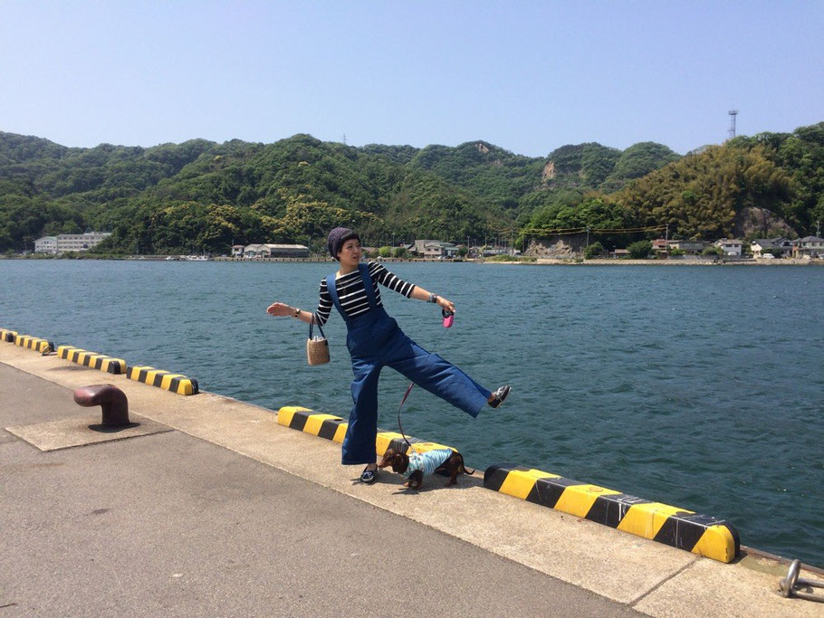 海がキレイ過ぎて、思わず飛び込みかけた(笑)