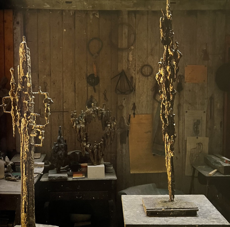 Blick in das Atelier am Utoquai in Zürich, Foto: André Magnin, 1978 (Edition 2024)