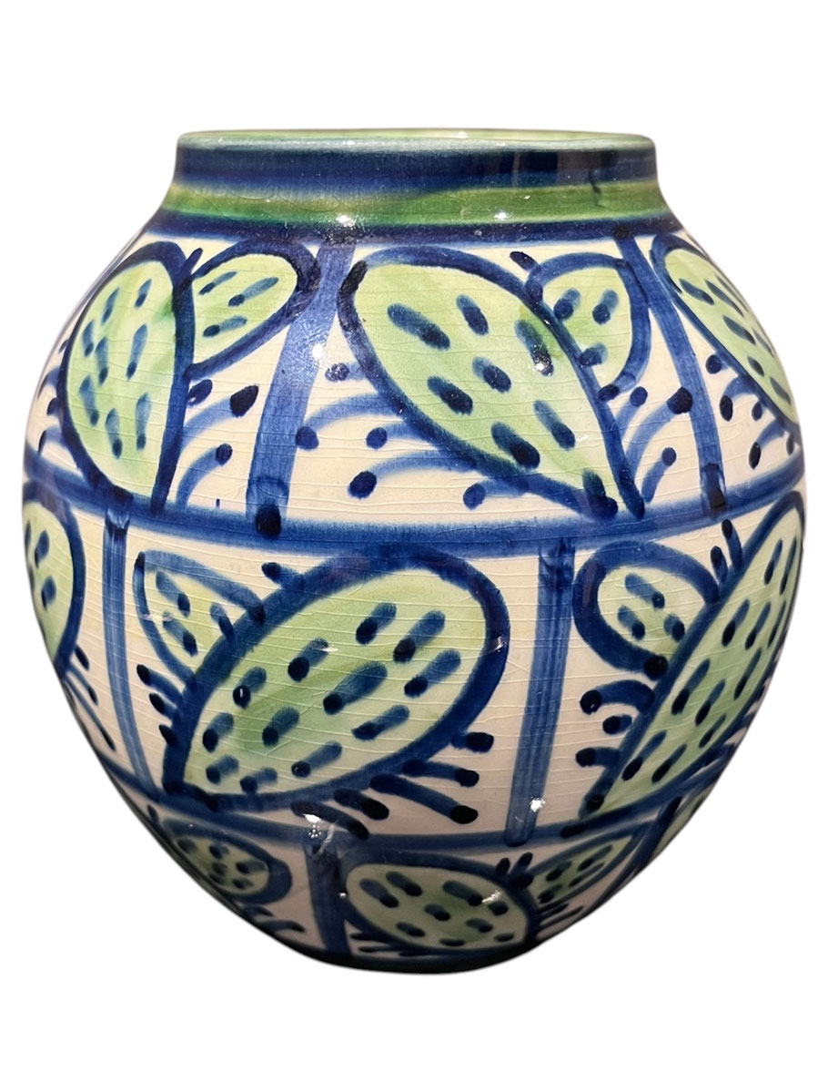 Vase mit Kaktus-Dekor von Ziegler Schaffhausen, Foto: Manuel Schmid, 2026