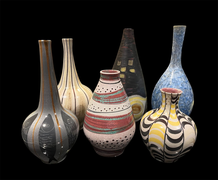 Sammlung mit Vasen Arnold Zahner, Foto: Manuel Schmid, 2025