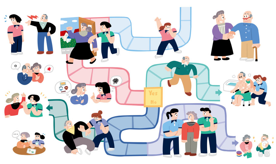 ワタナベモトムのイラストレーション