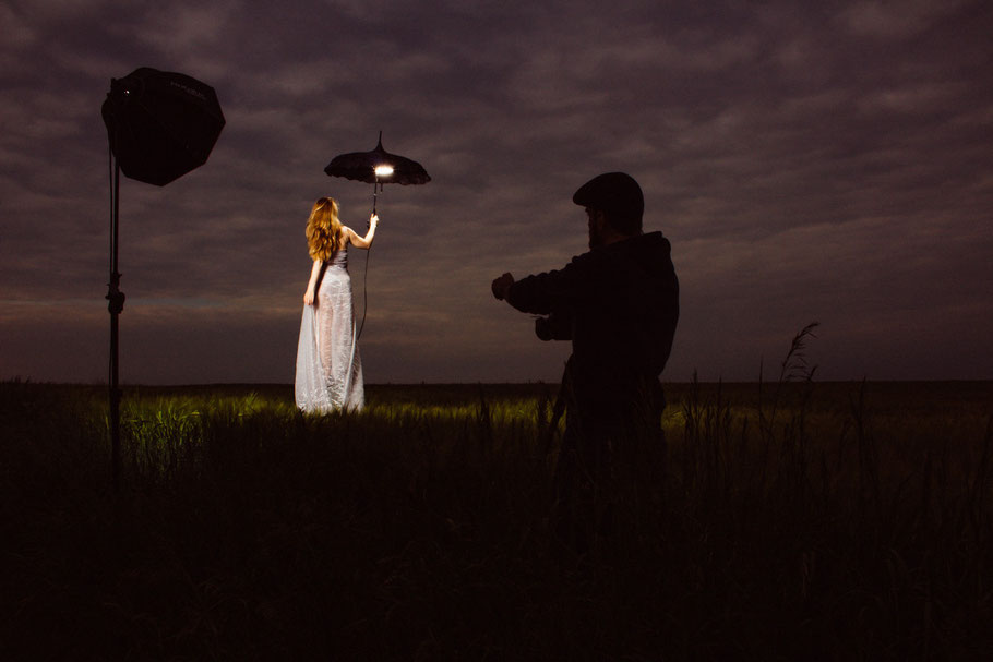 ROVA Design - Fly away making of - surreal photography