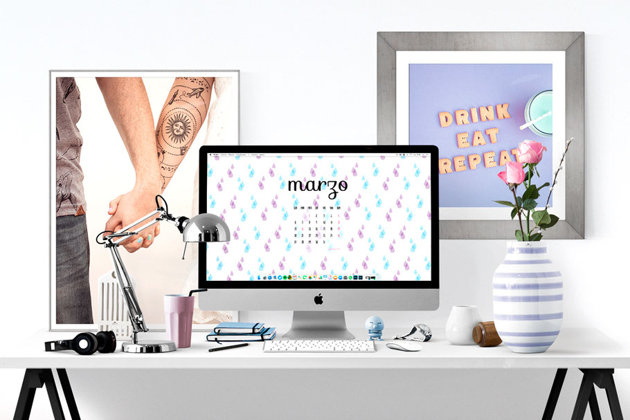 Freebies de calendario: MARZO by Sami Garra