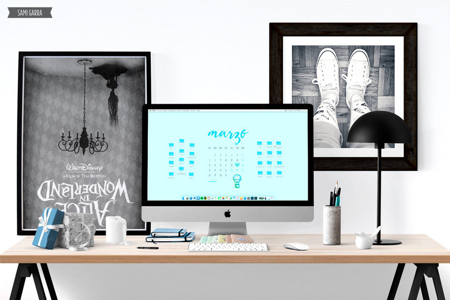 Freebies de calendario: MARZO by Sami Garra