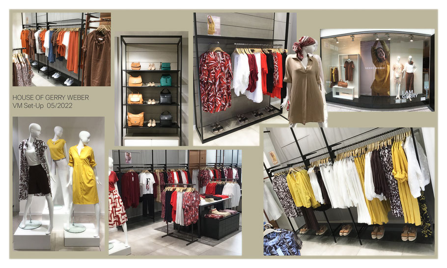 Visual Merchandising Set Up 05/2022  |  Gerry Weber  |  Photographed by Marc Groneberg