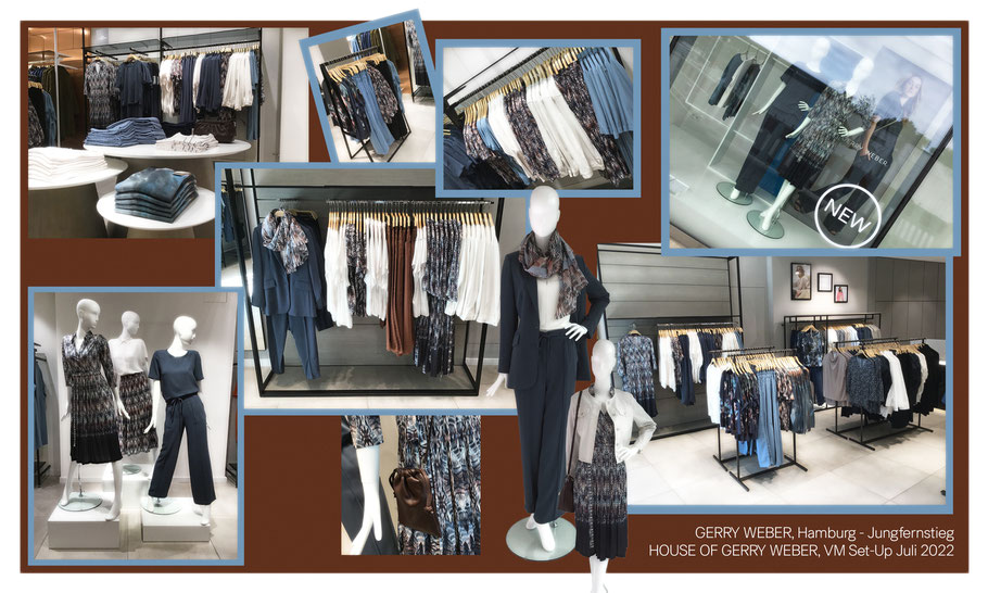 Visual Merchandising Set-Up 2022  |  Gerry Weber  |  Photographed by Marc Groneberg