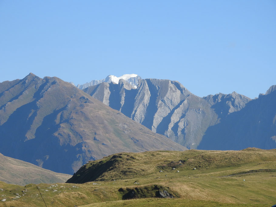 Le Mont Blanc vu du col