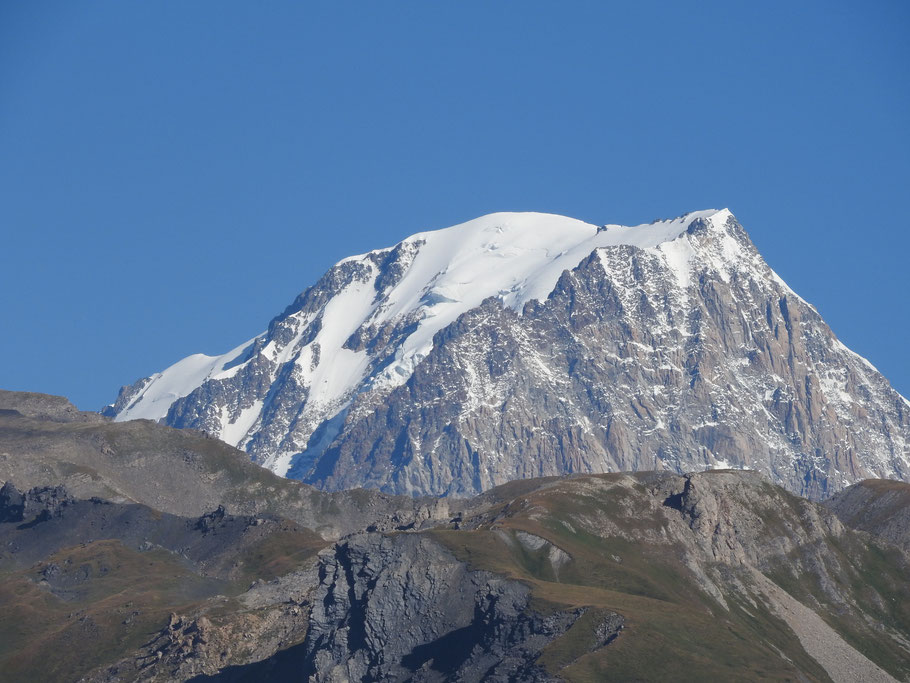 Toujours le Mont Blanc vu du col du Petit Saint Bernard