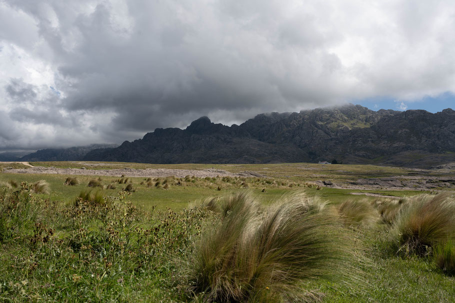 Wolken über den Cerro de la Cruz
