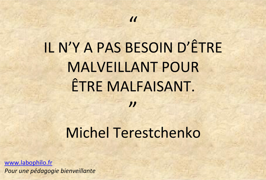 Michel Terestchenko. Altruisme. éducation bienveillante. éducation positive. soumission à l'autorité. Milgram. Zimbardo.