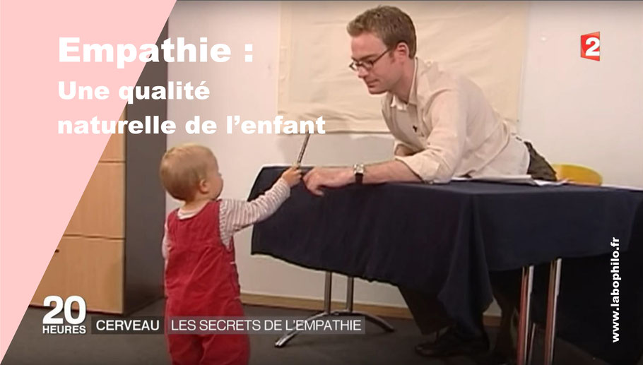 Empathie des enfants. Altruisme. Felix Warneken.