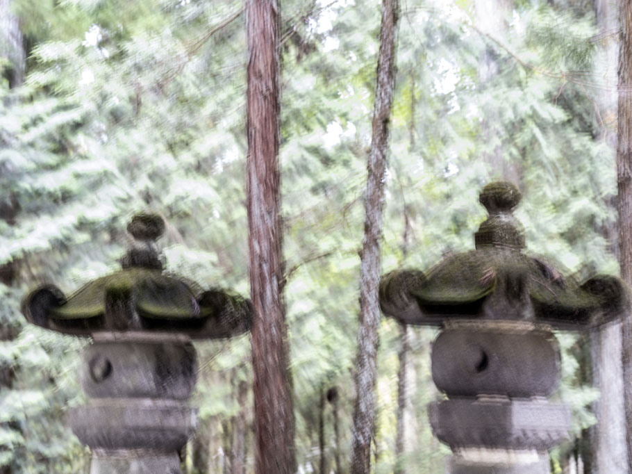 NIKKO Tempel als Farb-Photographie, Japan