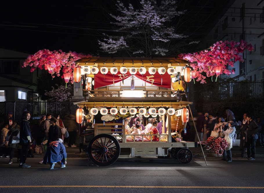 Yayoi-Festival in Nikko als Farb-Photographie, Japan