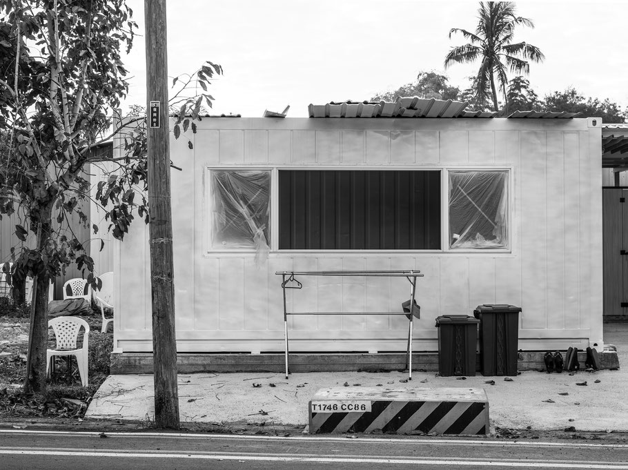 Frachtcontainer als Tiny houses auf Liuqiu Island in Taiwan