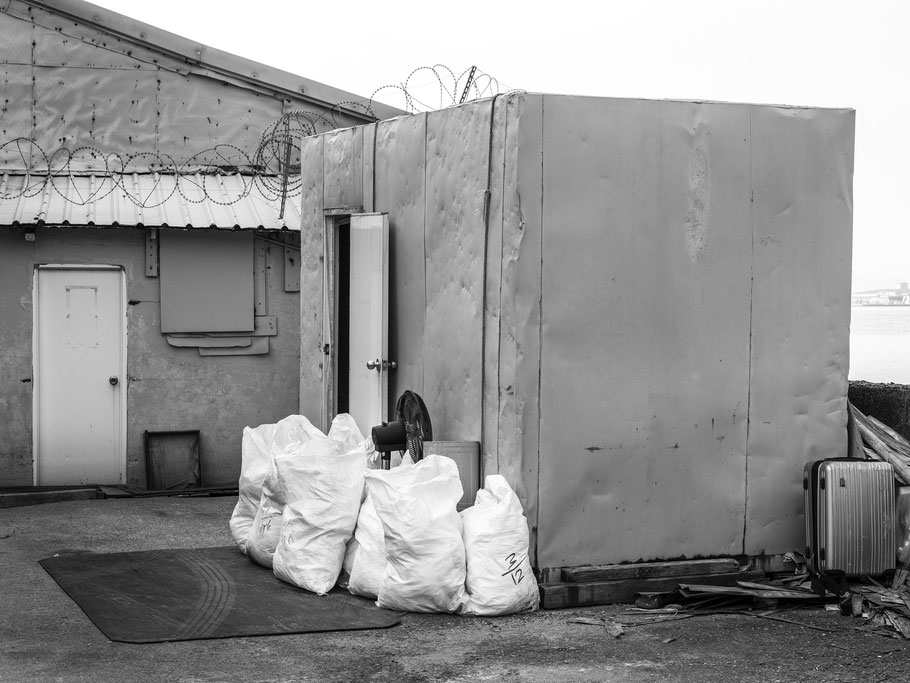 Frachtcontainer als Tiny houses auf Liuqiu Island in Taiwan