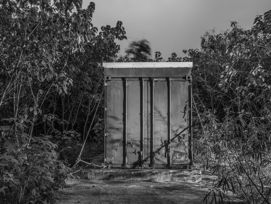 Frachtcontainer als Tiny houses auf Liuqiu Island in Taiwan