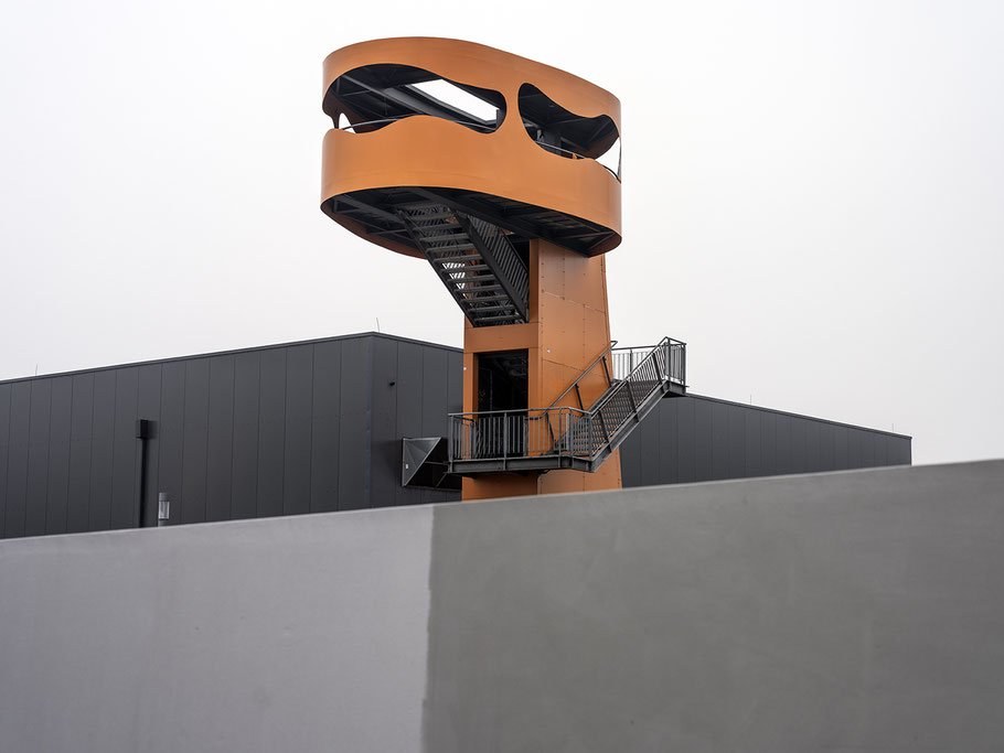 HafenCity observation tower in Hamburg als Farbphoto