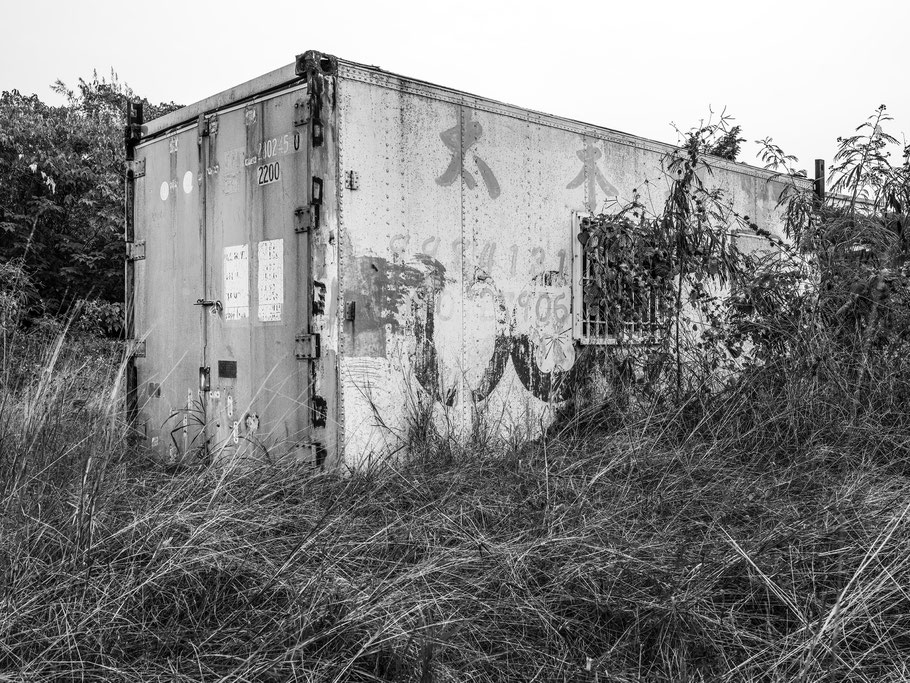Frachtcontainer als Tiny houses auf Liuqiu Island in Taiwan