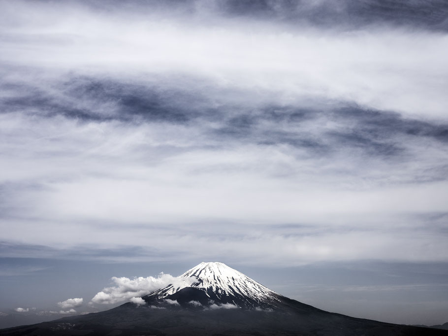 Mount Fuji als Farb-Photographie, Japan