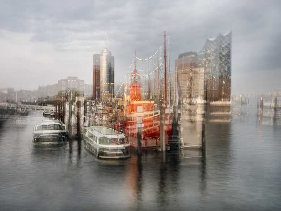 HafenCity in Hamburg als Farbphoto