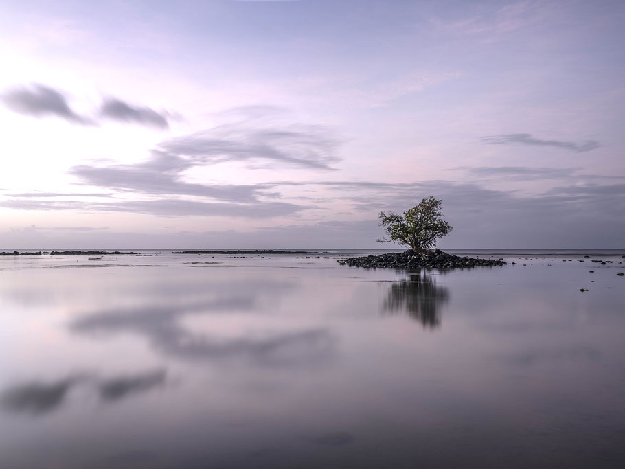 Mauritius Naturaufnahme Trau aux Biches inspiriert von Caspar David Friedrich als Farbphoto