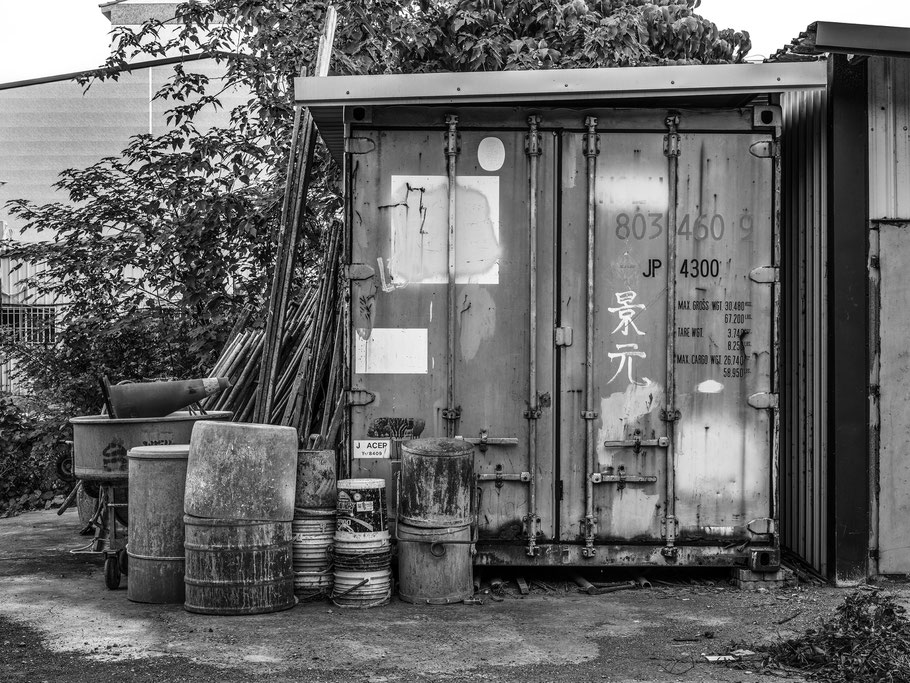 Frachtcontainer als Tiny houses auf Liuqiu Island in Taiwan