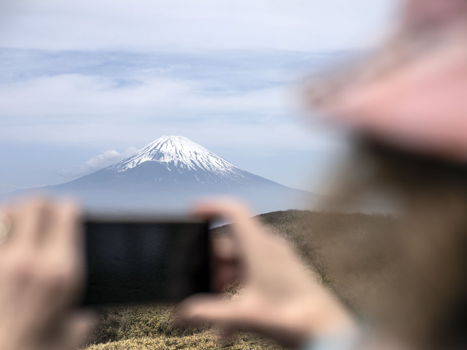 Mount Fuji als Farb-Photographie, Japan