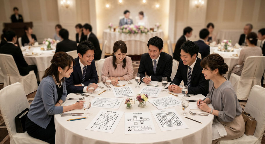 結婚式の披露宴や二次会の余興で謎解きゲーム・脱出ゲーム