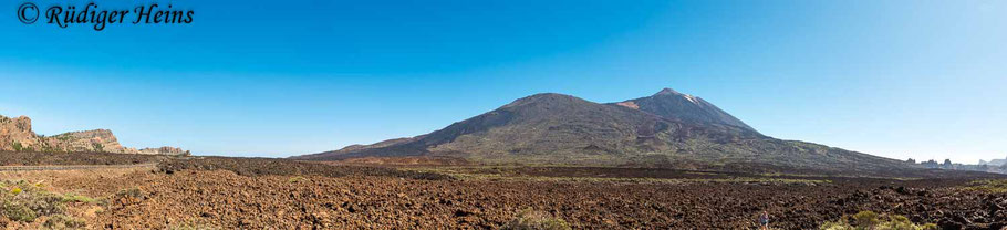 Berg Teide und Umgebung, Panorama aus sieben Einzelaufnahmen