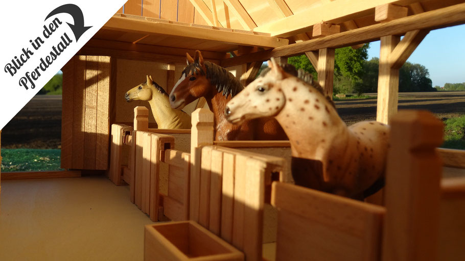 Schleich Pferdestall selber bauen? - Ställe | Kutschen | Tack
