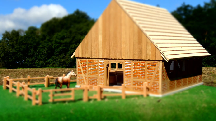 Thema: Schleich Stall - 3zinken: Holz Spiel Zeug :)