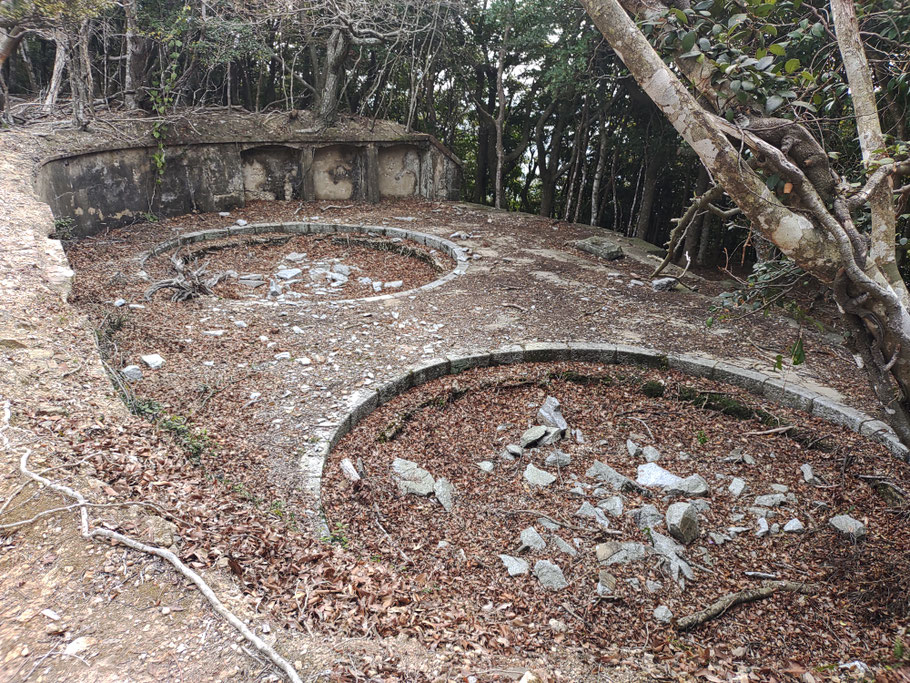 写真5 城山砲台跡