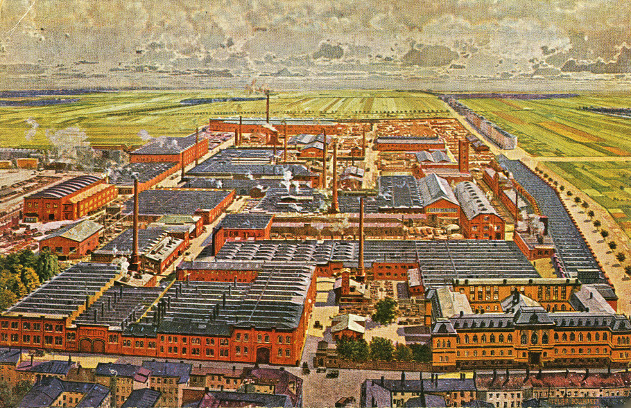 Gruson-Werk in Magdeburg-Buckau um 1912