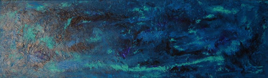 Wildes Wasser Grösse : 30 x 100 cm 