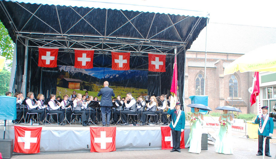 Die MG Niedergösgen am Kapellenfestival; Leitung Christoph Oeschger