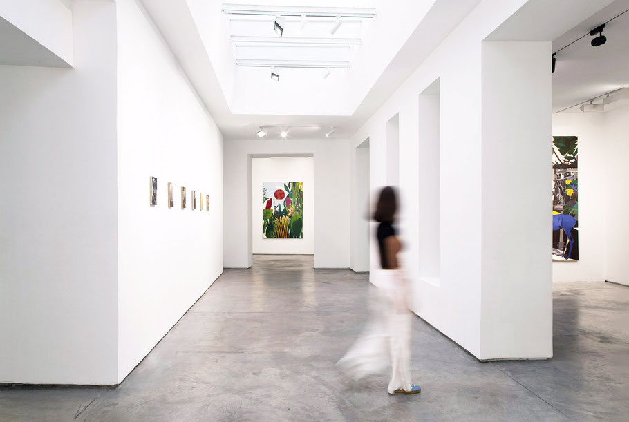 Paraísos de papel. Partial View of the exhibition at Max Estrella gallery. 2014