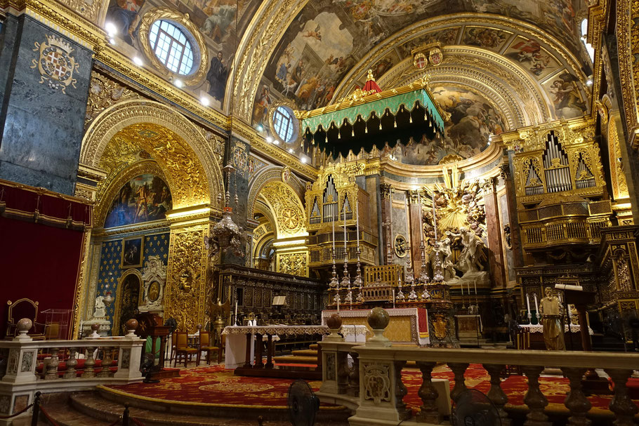 Malte, La Valette : coeur de la St John's Co-Cathédrale