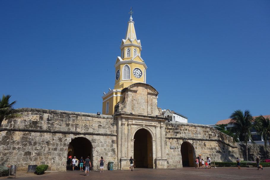 Colombie, Carthagène des Indes : Puerta del Reloj