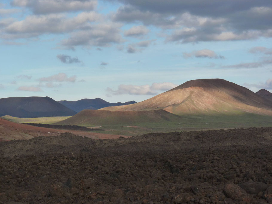 Lanzarote : paysage près de El Golfo