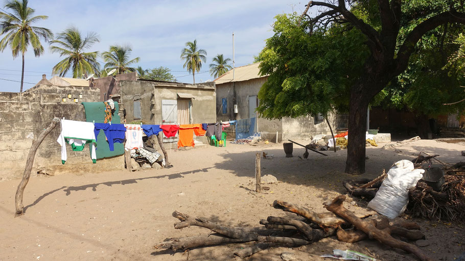 Sénégal, Siné Saloum : maison à Palmarin