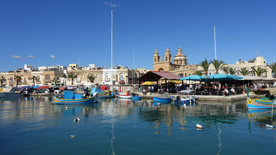  Malte : port de Marsaxlokk
